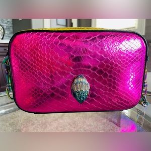 NWT Kurt Geiger Kensington Small Camera Bag Pink